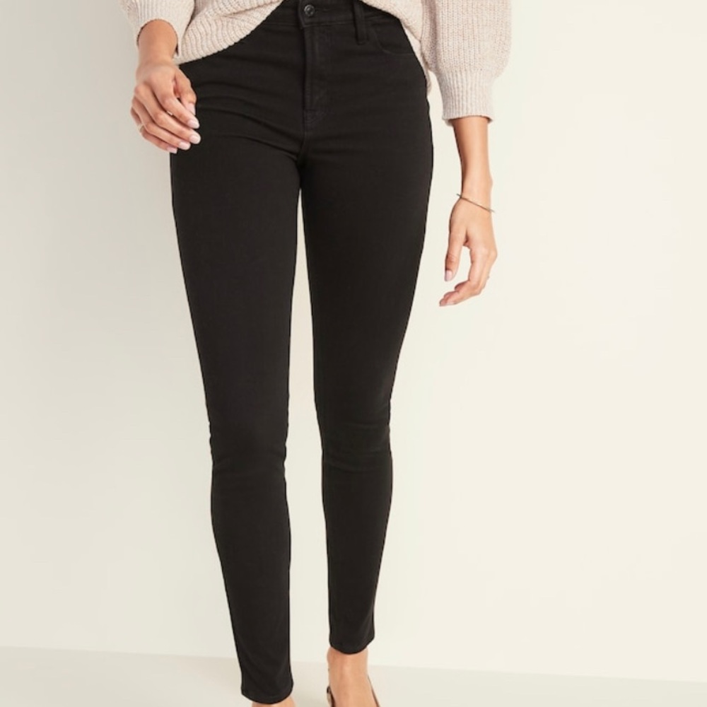 Old Navy High-Waist Black Jeans